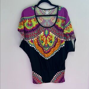 Trina Turk Vibrant Multicolor Women's swim cover up